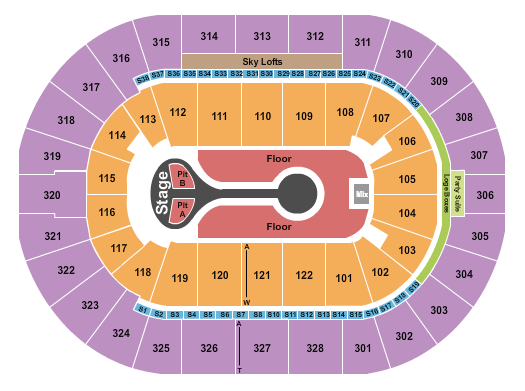BOK Center Benson Boone Seating Chart